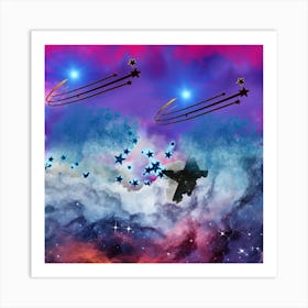 Nebula Art Print