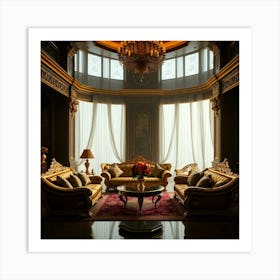 Luxury Living Room Art Print