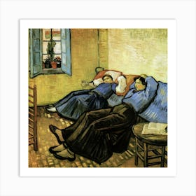 The Siesta La Siesta Vincent Van Gogh 2 Art Print