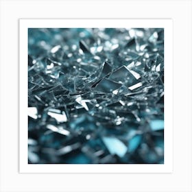 Broken Glass 21 Art Print