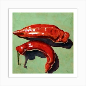 Red Peppers Art Print