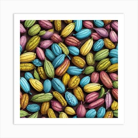 Colorful Pistachios 1 Art Print