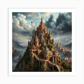 dragon peak Art Print