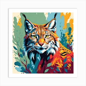 JUNGLE LYNX Art Print