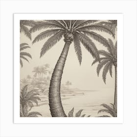 Palm Tree Art Print