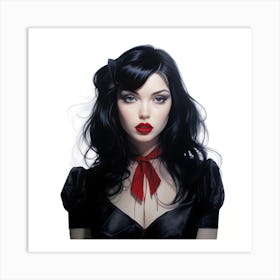 Gothic Girl 1 Art Print