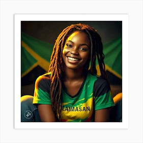 Jamaican Realistic image Art Print