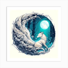 Under The Silver Gaze Art Print