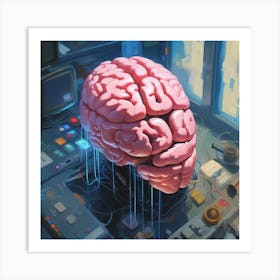 Brain Of The Future 1 Art Print