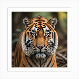 Tiger in the forest Art Print