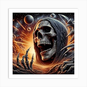 Skeleton 4 Art Print