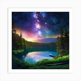 Starry Night Sky 19 Art Print