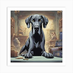 Great Dane Art Print