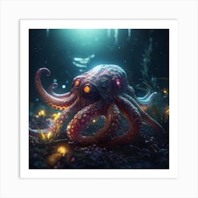 Octopus 8 Art Print