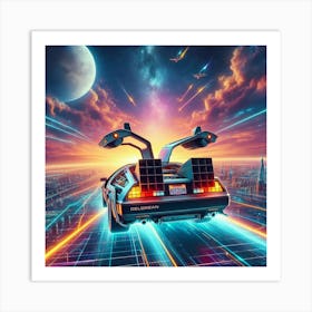 Back To The Future Poster Art Print