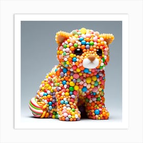 Candy Cat Art Print