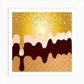 Ice Cream Sundae 16 Art Print