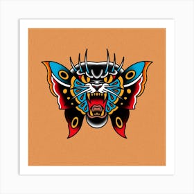 Panther Butterfly Art Print