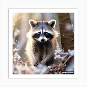 Raccoon Art Print