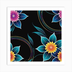 Floral Pattern Art Print