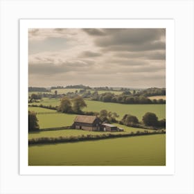 View Of Farm In England (43) Art Print