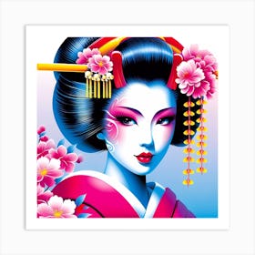 Geisha 15 Art Print