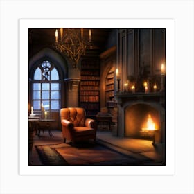 Room In A Castle Art Print