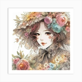 Victorian Girl 2 Art Print