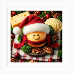 Santa Hat Art Print