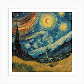 Starry Night 6 Art Print