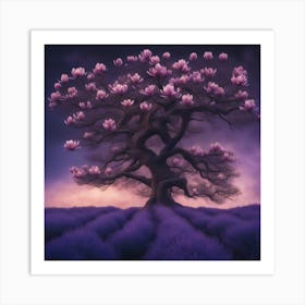 Magnolia Tree 1 Art Print