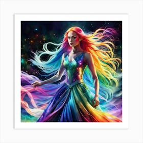 Rainbow Girl 6 Art Print
