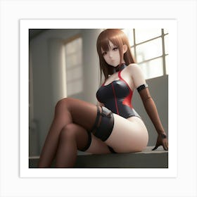 Sexy Anime Girl 1 Art Print