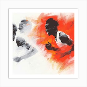 Olympic Runners 3 Art Print