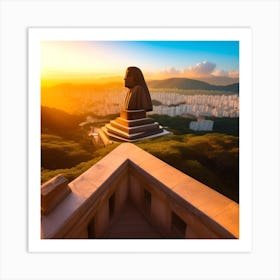 Sunrise In Korea Art Print