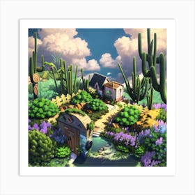 Heaven Forest Art Print