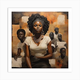 Black History Month: 'The People' Art Print