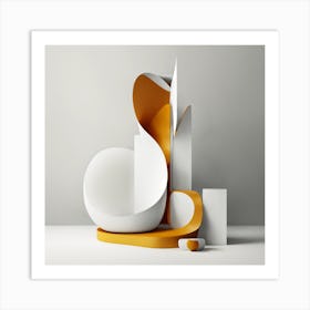 Abstract Sculpture Art Print