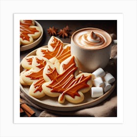 Maple Sugar Cookies leaves Art Print