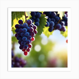 Grapes On The Vine 41 Art Print