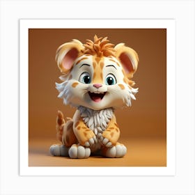 Cute Tiger 7 Art Print