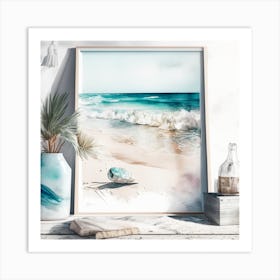 Beach Print Art Print