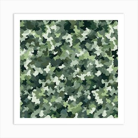 Camouflage Pattern 1 Art Print