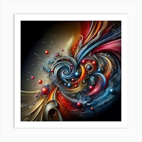 Abstract Painting 206 Art Print