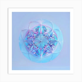 Fractal Flower Art Print