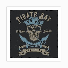 Pirate Bay Caribbean Art Print