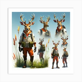 Fortnite Deer Art Print