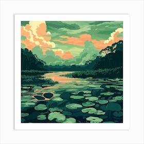 Lily Pond Art Print