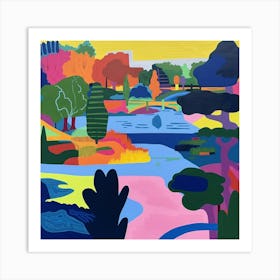 Abstract Park Collection Regents Park London 2 Art Print