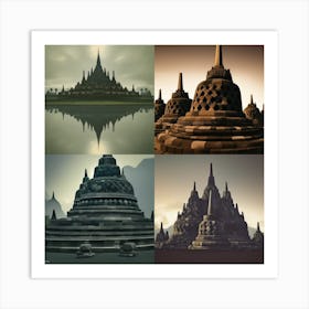 Borobudur Temple Art Print